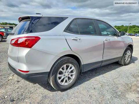 2020 Chevrolet Equinox Ls VIN 3GNAXHEV3LS503657 фото 3