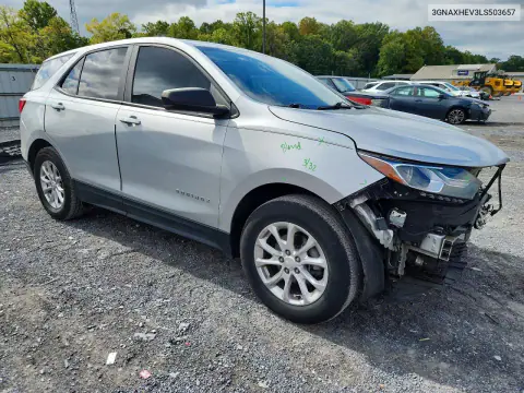 2020 Chevrolet Equinox Ls VIN 3GNAXHEV3LS503657 фото 4