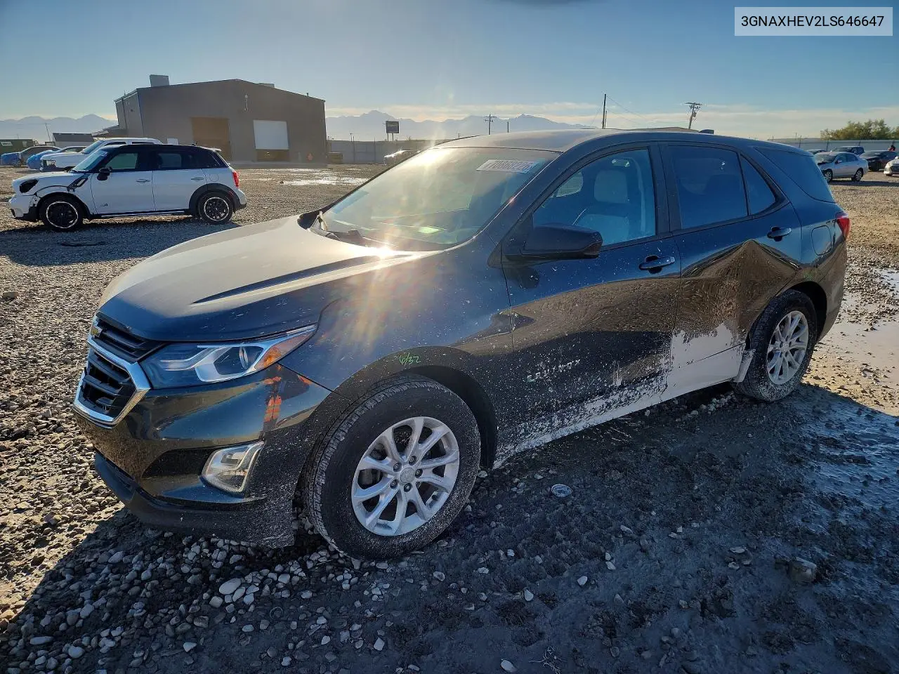 2020 Chevrolet Equinox Ls VIN 3GNAXHEV2LS646647 фото 1