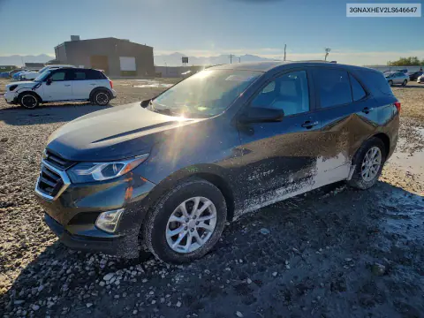 2020 Chevrolet Equinox Ls VIN 3GNAXHEV2LS646647 фото 1