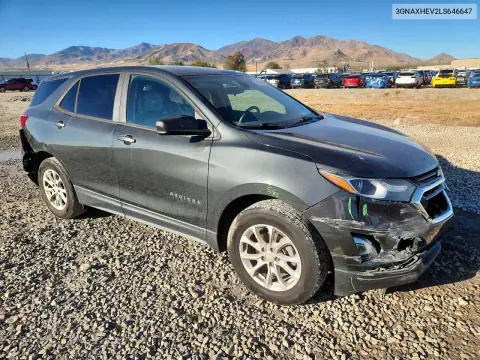 2020 Chevrolet Equinox Ls VIN 3GNAXHEV2LS646647 фото 4