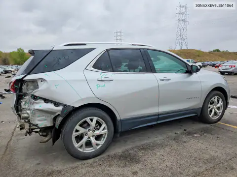 2020 Chevrolet Equinox Premier VIN 3GNAXXEV9LS611064 фото 3