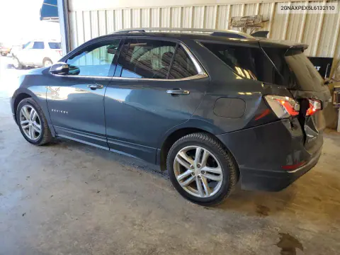 2020 Chevrolet Equinox VIN 2GNAXPEX5L6132110 фото 2