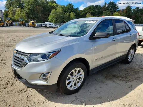 3GNAXSEV7LS557346 — 2020 Chevrolet Equinox, Подтопление, фото до ремонта