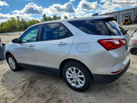 2020 Chevrolet Equinox Ls VIN 3GNAXSEV7LS557346 фото 2