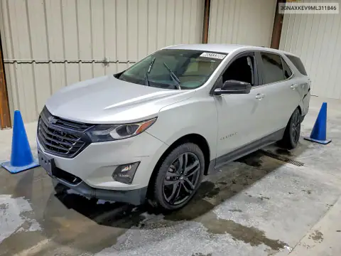 3GNAXKEV9ML311846 — 2021 Chevrolet Equinox, Задняя часть, фото до ремонта