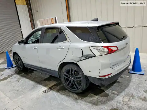 3GNAXKEV9ML311846 — 2021 Chevrolet Equinox, фото 2 с аукциона Copart 15.10.2026, Задняя часть