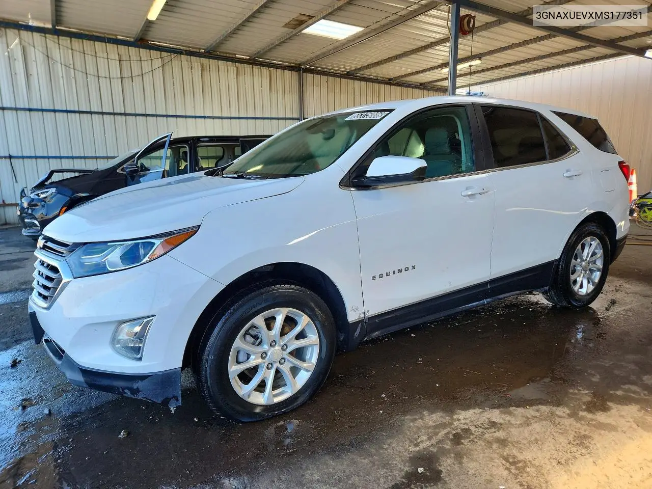 3GNAXUEVXMS177351 Chevrolet Equinox 2021 — повреждение Мелкие вмятины и царапины, фото до ремонта