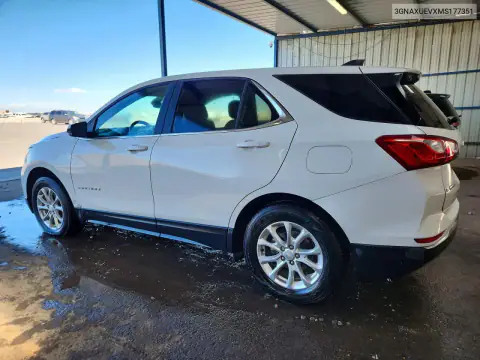 3GNAXUEVXMS177351 — 2021 Chevrolet Equinox, фото 2 с аукциона Copart 15.10.2026, Мелкие вмятины и царапины