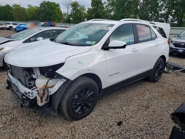 3GNAXUEV7ML372799 — 2021 Chevrolet Equinox, Передняя часть (Front End), фото до ремонта