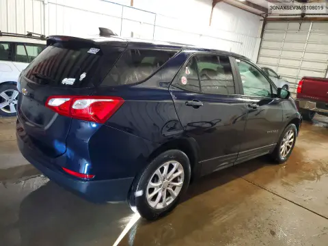 2021 Chevrolet Equinox Ls VIN 3GNAXSEV3MS108019 фото 3