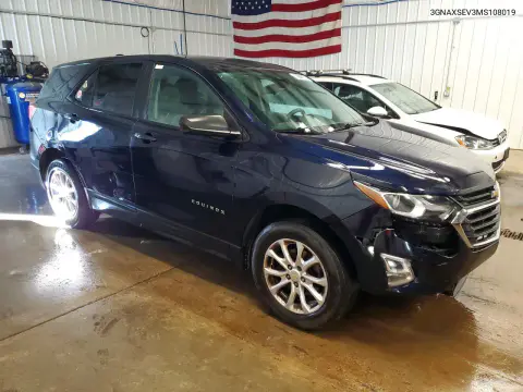 2021 Chevrolet Equinox Ls VIN 3GNAXSEV3MS108019 фото 4