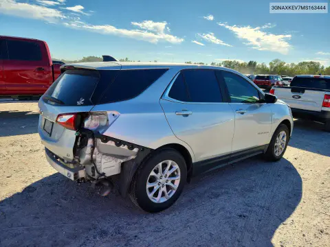 2021 Chevrolet Equinox Lt VIN 3GNAXKEV7MS163444 фото 3