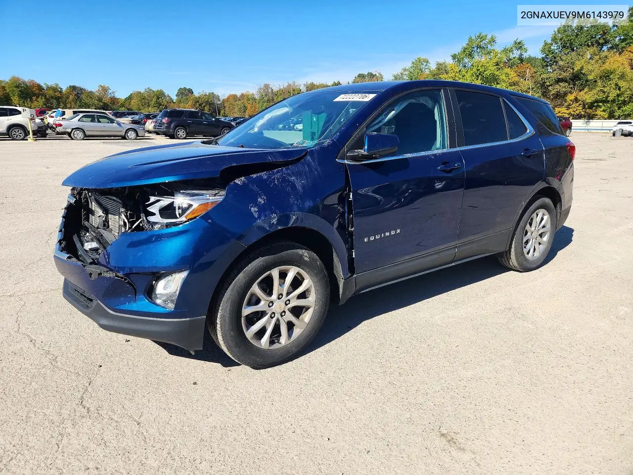 2021 Chevrolet Equinox Lt VIN 2GNAXUEV9M6143979 фото 1