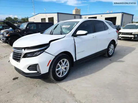 3GNAXKEV2NL314153 — 2022 Chevrolet Equinox, Передняя часть, фото до ремонта