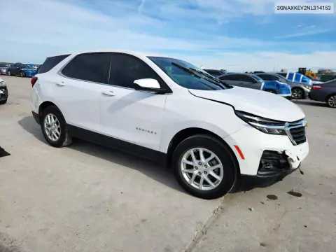 2022 Chevrolet Equinox Lt VIN 3GNAXKEV2NL314153 фото 4