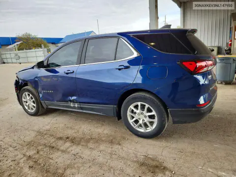 2022 Chevrolet Equinox Lt VIN 3GNAXKEV3NL147950 фото 2