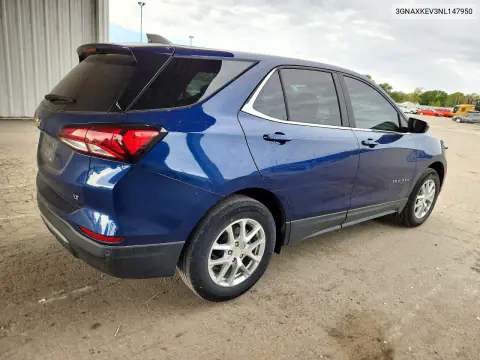 2022 Chevrolet Equinox Lt VIN 3GNAXKEV3NL147950 фото 3