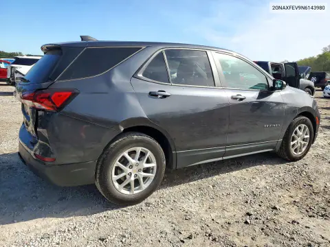 2022 Chevrolet Equinox Ls VIN 2GNAXFEV9N6143980 фото 3