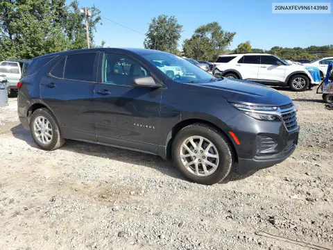 2022 Chevrolet Equinox Ls VIN 2GNAXFEV9N6143980 фото 4
