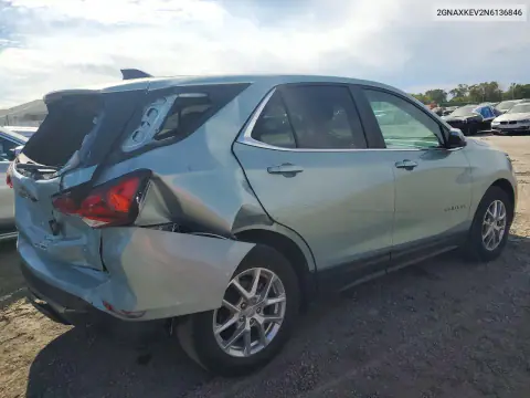 2022 Chevrolet Equinox Lt VIN 2GNAXKEV2N6136846 фото 3