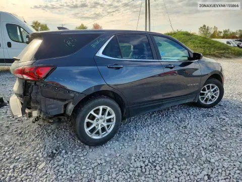 2022 Chevrolet Equinox Lt VIN 2GNAXUEVXN6155866 фото 3