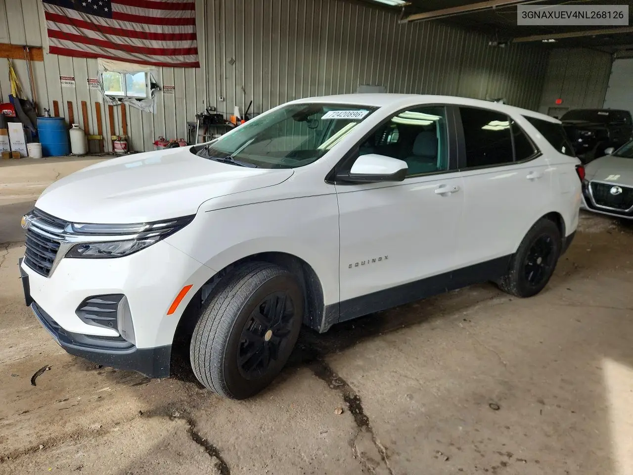 2022 Chevrolet Equinox Lt VIN 3GNAXUEV4NL268126 фото 1