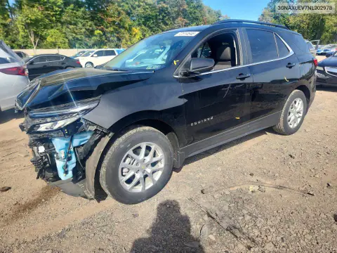 3GNAXUEV7NL302978 — 2022 Chevrolet Equinox, Передняя часть, фото до ремонта