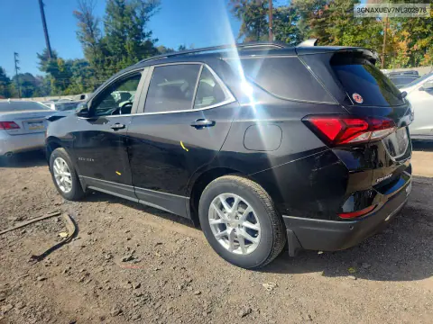 2022 Chevrolet Equinox Lt VIN 3GNAXUEV7NL302978 фото 2