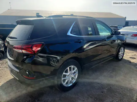 2022 Chevrolet Equinox Lt VIN 3GNAXUEV7NL302978 фото 3
