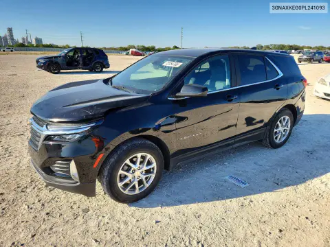 3GNAXKEG0PL241093 — 2023 Chevrolet Equinox, Передняя часть, фото до ремонта