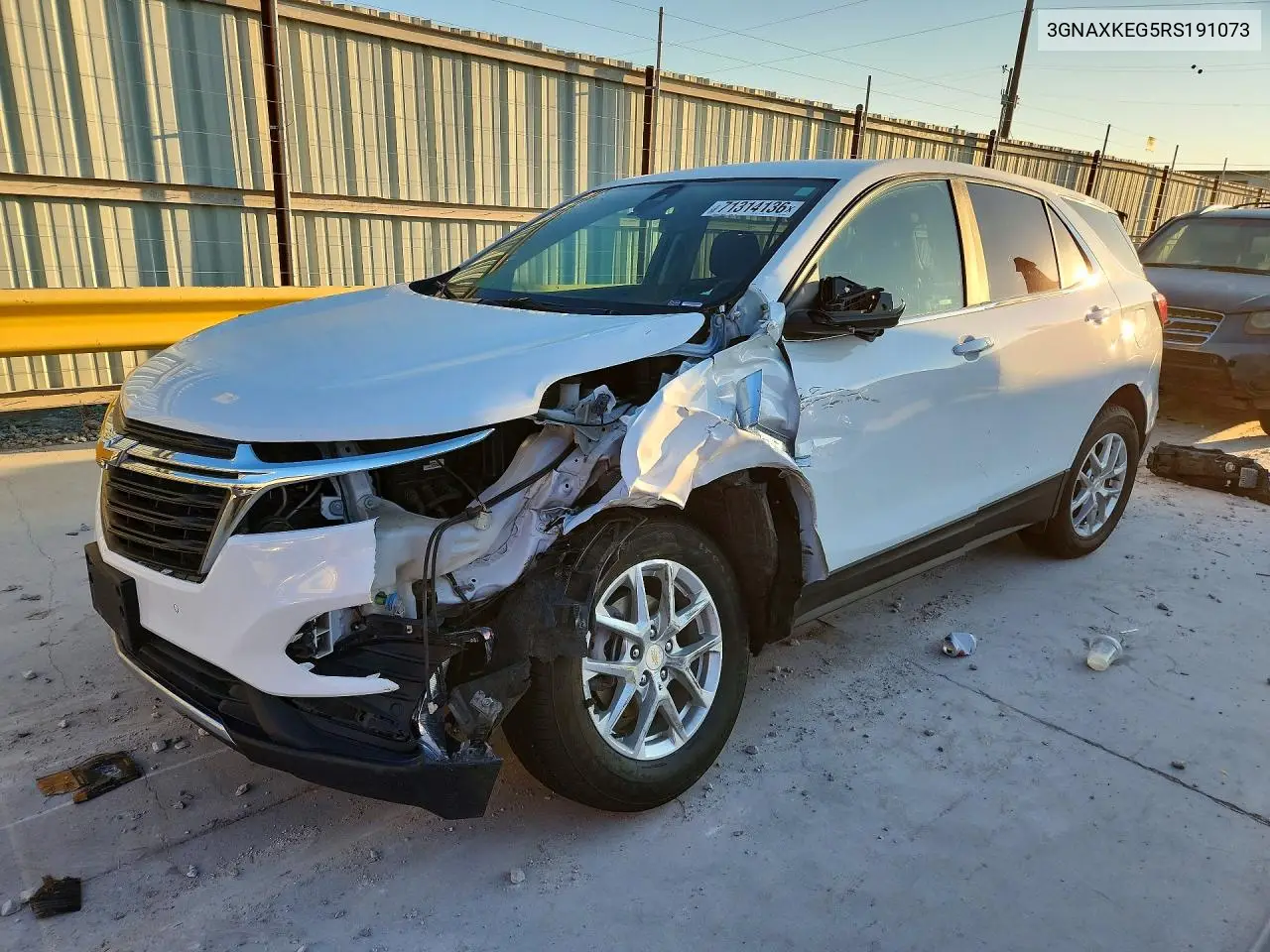 2024 Chevrolet Equinox Lt VIN 3GNAXKEG5RS191073 фото 1