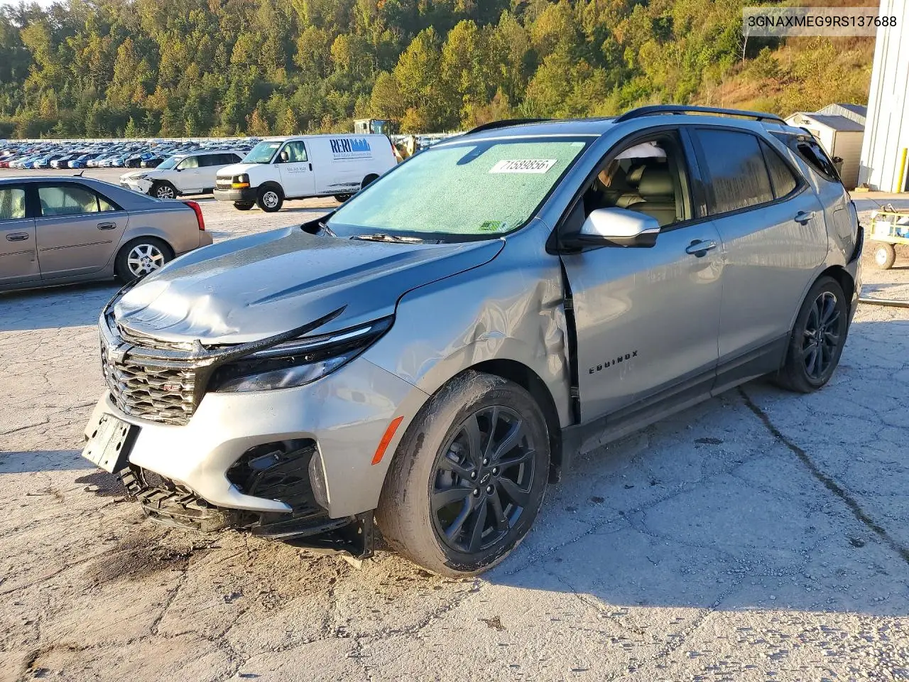 2024 Chevrolet Equinox Rs VIN 3GNAXMEG9RS137688 фото 1