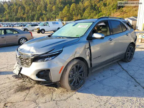 2024 Chevrolet Equinox Rs VIN 3GNAXMEG9RS137688 фото 1