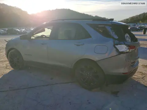 2024 Chevrolet Equinox Rs VIN 3GNAXMEG9RS137688 фото 2
