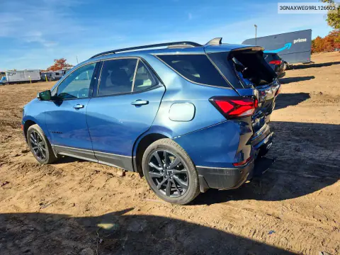 2024 Chevrolet Equinox Rs VIN 3GNAXWEG9RL126602 фото 2