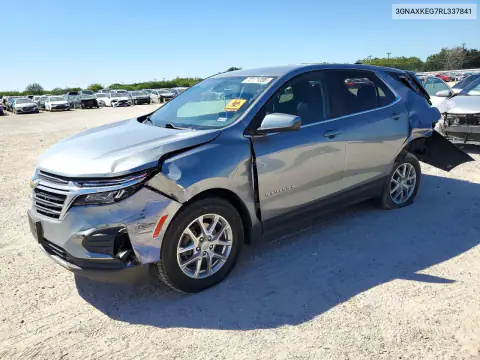 3GNAXKEG7RL337841 — 2024 Chevrolet Equinox, Задняя часть, фото до ремонта