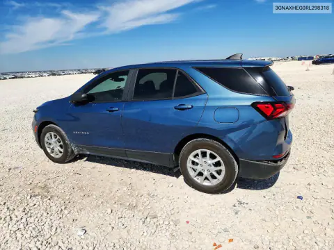 2024 Chevrolet Equinox Ls VIN 3GNAXHEG0RL298318 фото 2