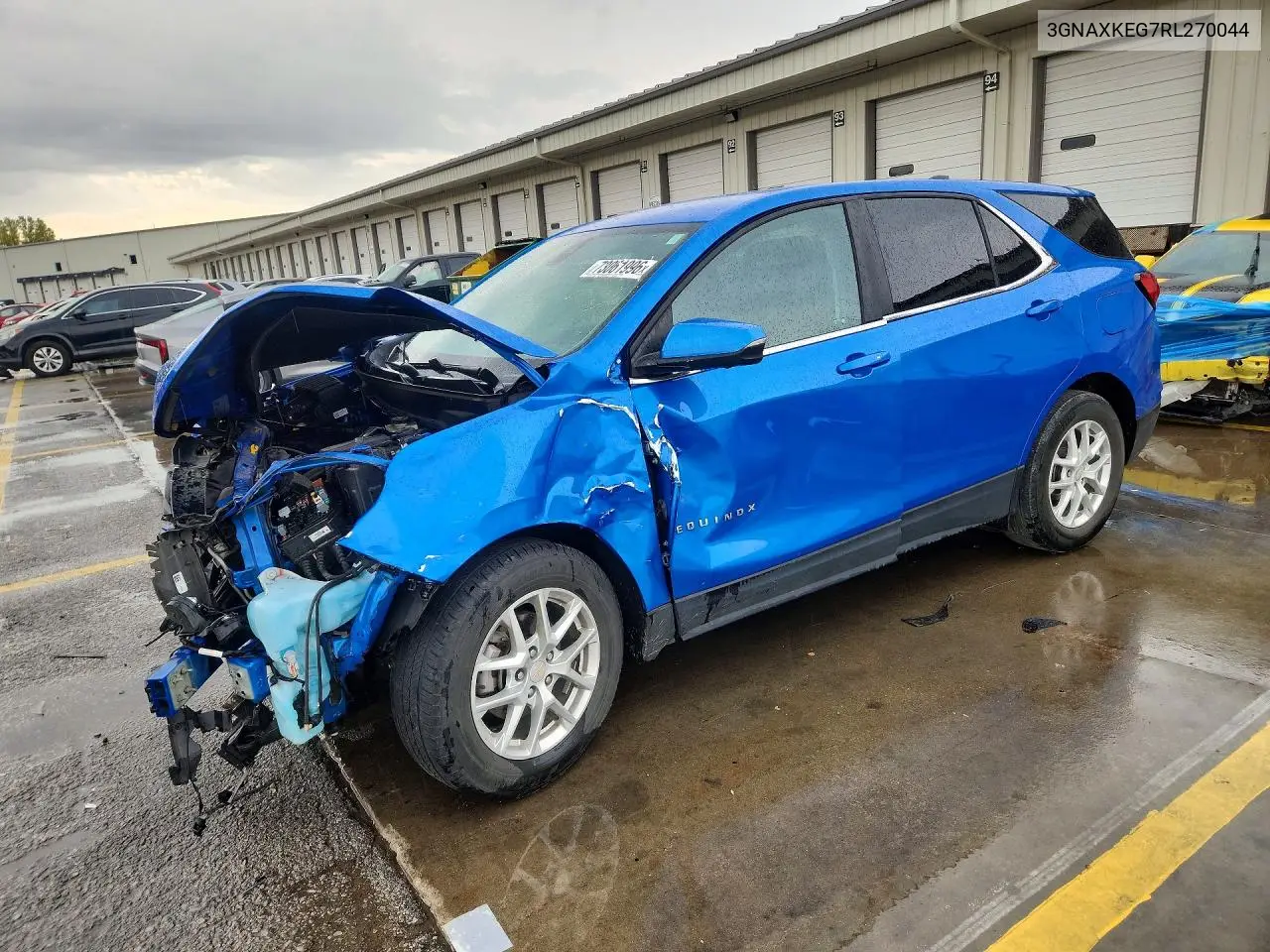 3GNAXKEG7RL270044 Chevrolet Equinox 2024 — повреждение Передняя часть, фото до ремонта