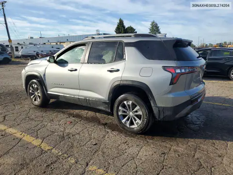 2025 Chevrolet Equinox Lt VIN 3GNAXHEG0SL274204 фото 2