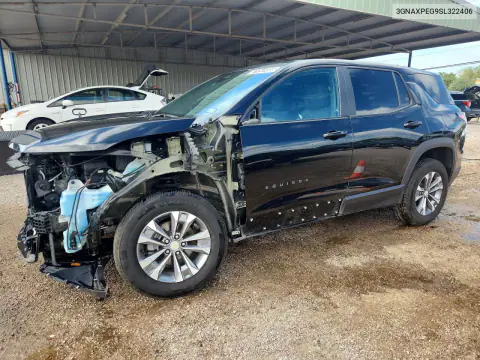 3GNAXPEG9SL322406 — 2025 Chevrolet Equinox, Передняя часть, фото до ремонта