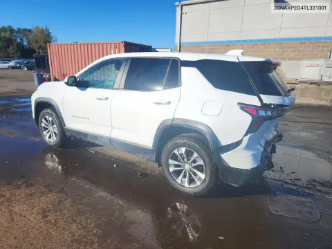 2026 Chevrolet Equinox Lt VIN 3GNAXPEG4TL331001 фото 2