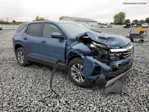 3GNAXHEGXTL531547 — 2026 Chevrolet Equinox, фото 4 с аукциона Copart, Передняя часть