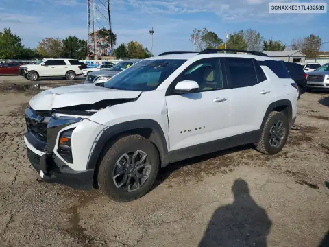 3GNAXKEG1TL482588 — 2026 Chevrolet Equinox, Передняя часть, фото до ремонта