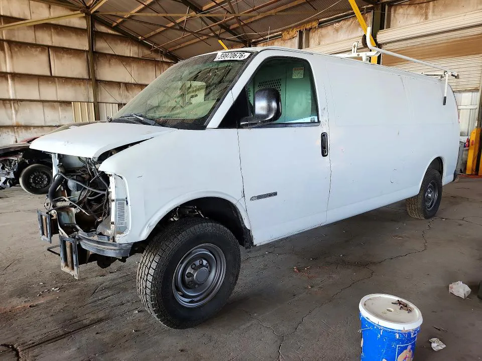 1999 CHEVROLET EXPRESS G3500 VIN 1GCHG39R0X1007343 фото 1