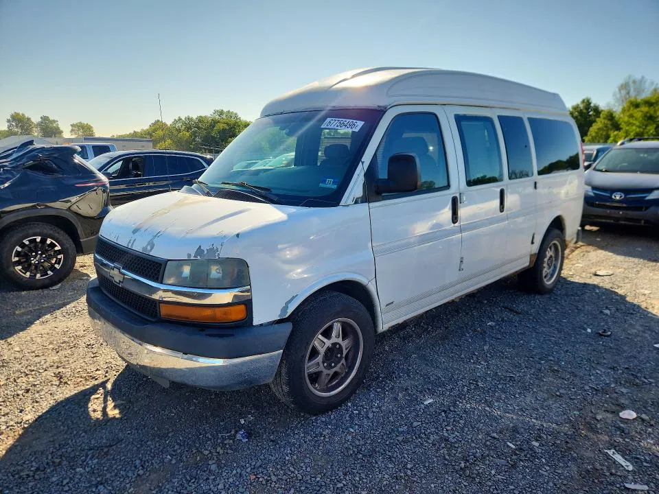 2003 CHEVROLET EXPRESS VIN 1GBFH15T031196181 фото 1