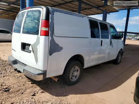 2007 Chevrolet Express G2500 VIN 1GCGG25V771222551 фото 3