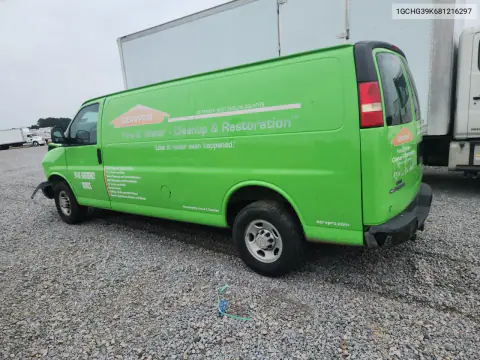 2008 Chevrolet Express G3500 VIN 1GCHG39K681216297 фото 2