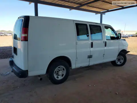 2008 Chevrolet Express VIN 1GCGG25C381141806 фото 3