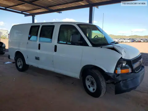 2008 Chevrolet Express VIN 1GCGG25C381141806 фото 4